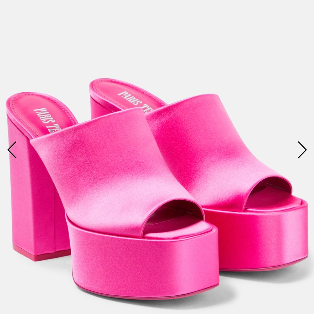Paris Texas Women's Pink Platform Heels
